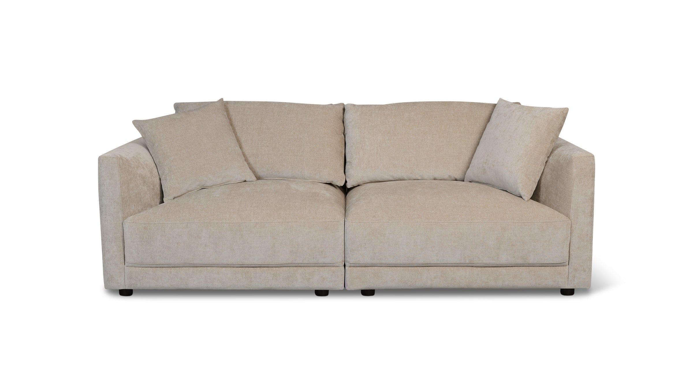 Soft Spot 2-Piece Modular Sofa, Cashew