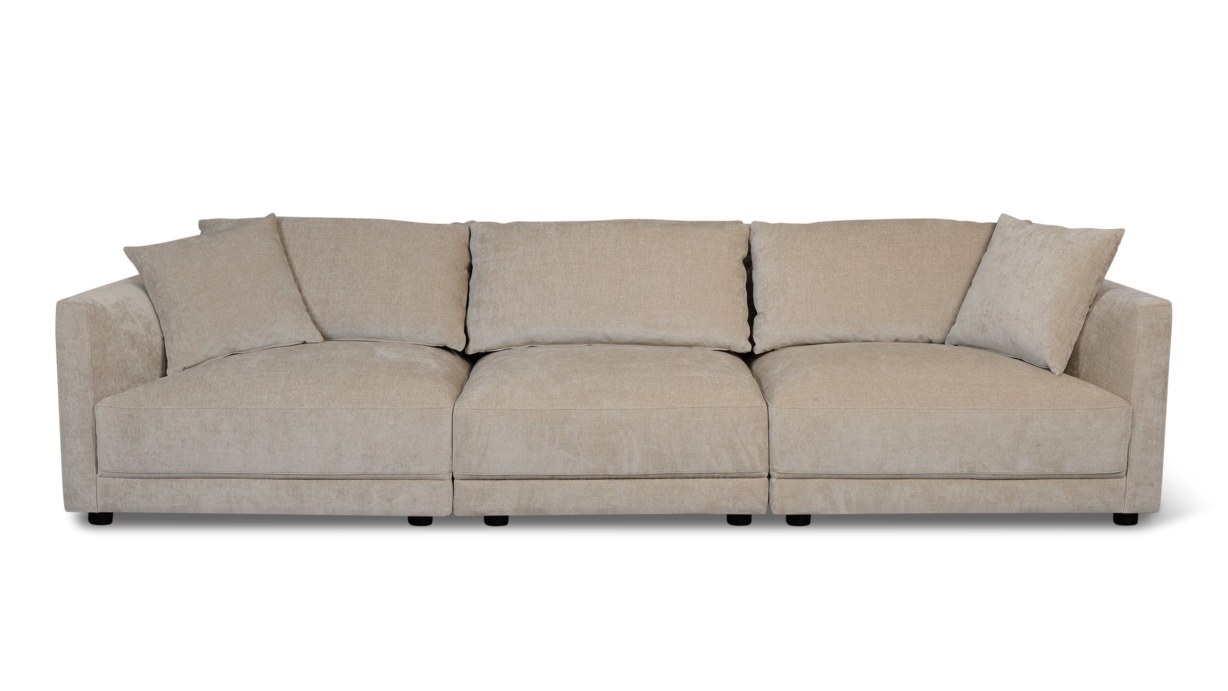Soft Spot 3-Piece Modular Sofa, Cashew