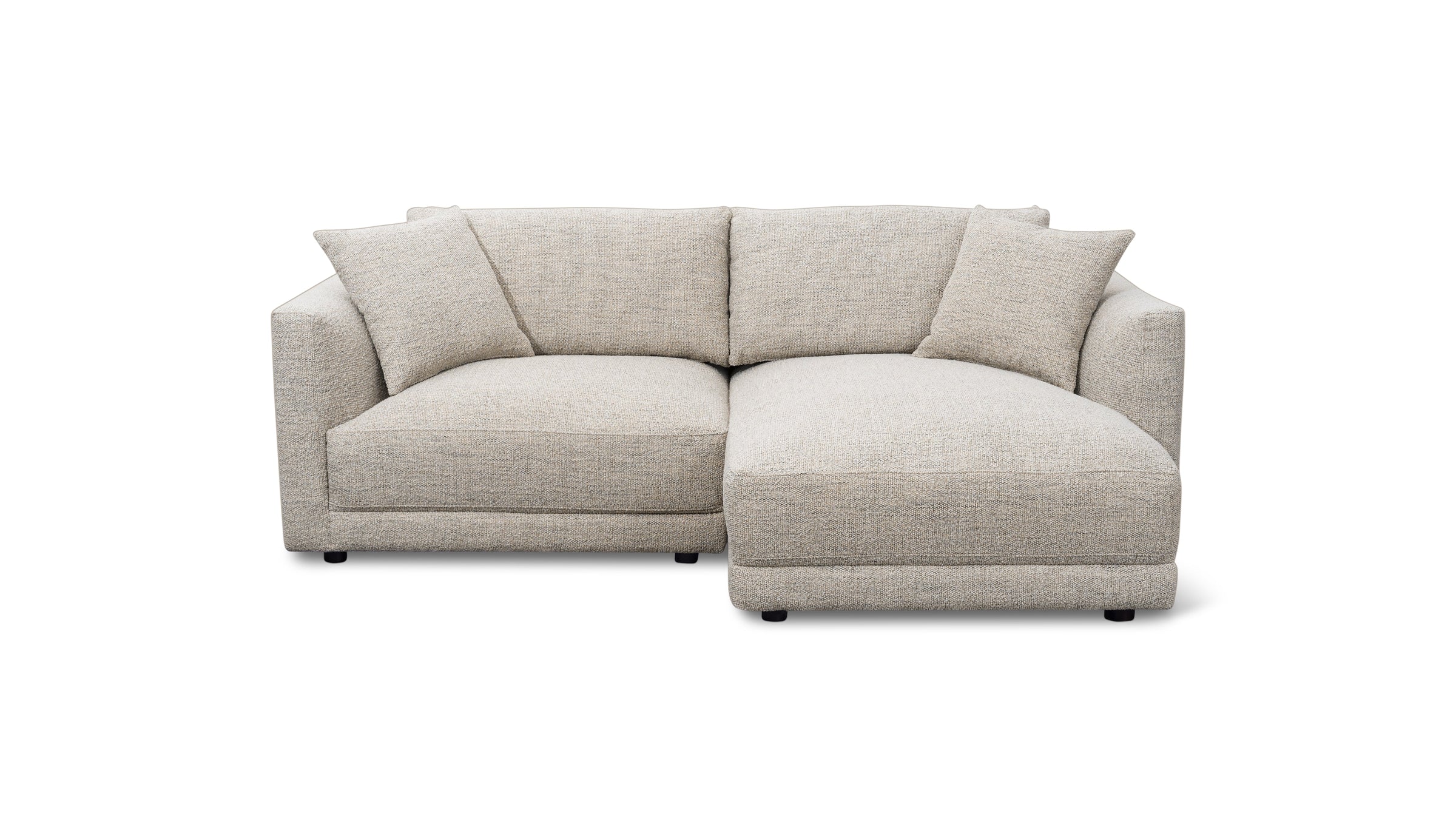 Soft Spot 2-Piece Modular Sectional Right, Oatmeal