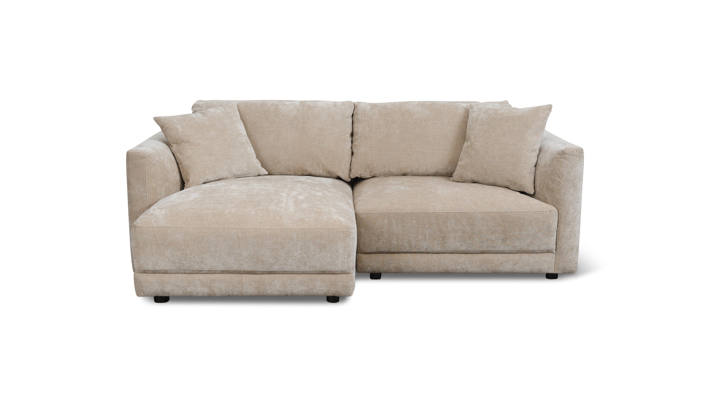 Soft Spot 2-Piece Modular Sectional Left, Cashew