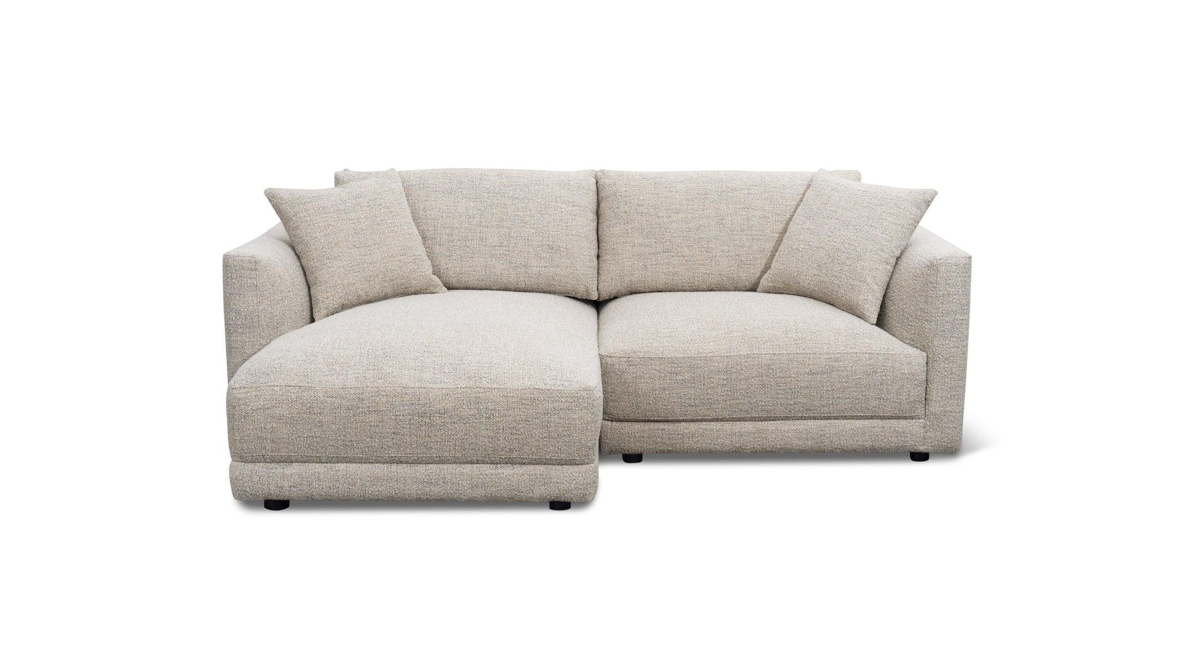 Soft Spot 2-Piece Modular Sectional Left, Oatmeal